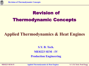 Thermo fundamentals