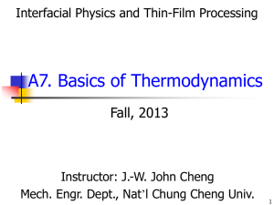 thermodynamic states