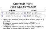 Grammar Point: Definite and indefinite articles