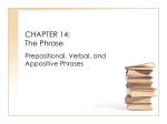 CHAPTER 14: The Phrase