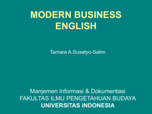 MODERN BUSINESS ENGLISH - English Business's Weblog