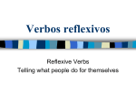 Verbos Reflexivos - Cuaderno Espanol