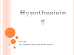 Hypothesising - WordPress.com
