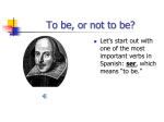 To be, or not to be? - Edgewater Public Schools