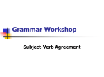 Grammar Workshop