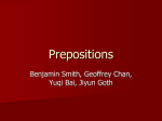 preposition - De Anza College