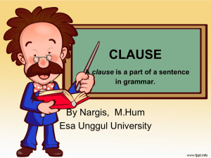 sesi 5 CLAUSES