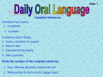 Slide 62 Daily Oral Language