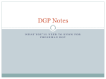 DGP Notes – Monday Work
