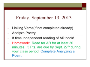 Verbs - Liberty ISD