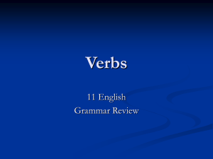 Verbs