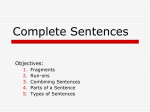 Sentences PPT Student Version