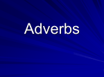 Adverbs