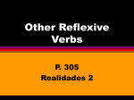 Other Reflexive Verbs PP