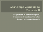 Les Temps Verbaux de Français II