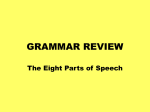 parts of speech 2