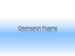 Oxymoron Poems - Cloudfront.net