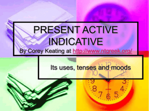 1 present active indicative