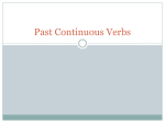 Past Continuous - Ms. Keehu