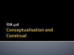 Conceptualisation and Construal
