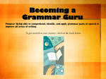 StAIRS Project: Becoming a Grammar Guru