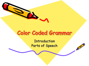 Color Coded Grammar