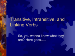 Transitive_ Intransitive_ and Linking Verbs