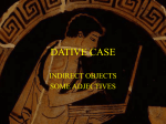 DATIVE CASE