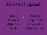 8 Parts of Speech