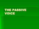 the passive voice - ieslosbolichesenglishbachillerato