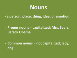 Nouns