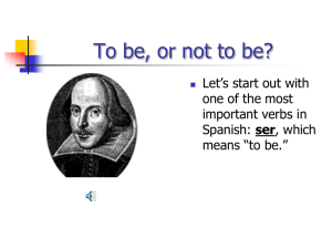 To be, or not to be? - Plain Local Schools