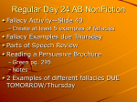 Regular Day 24 AB NonFiction