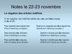 Notes le 22-23 novembre