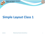 Simple Layout Class 1 - Network and Systems Laboratory
