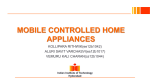 MOBILE CONTROLLED HOME APPLIANCES
