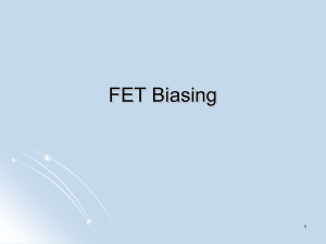 FET Biasing - Dr Ali El