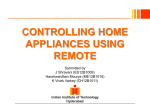 CONTROLLING HOME APPLIANCES USING REMOTE