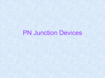 PN Junction Devices - Physics & Astronomy | SFASU