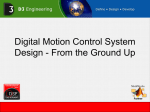 Digital Motion Control System Design