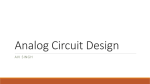 Analog Circuit Design - Indian Institute of Technology Kanpur