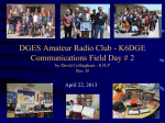 DGES Amateur Radio Club Communications Field Day # 2