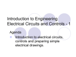 Introduction to Engineering Session 68 Electrical Circuits