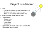 Project: sun tracker