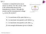 Chapter 31 Clicker Questions