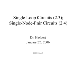 Single-Node-Pair Circuits