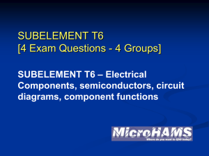 T6A01 What electrical component is used to oppose the flow of