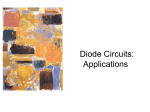 Lecture 6 Diode Circuits` Applications