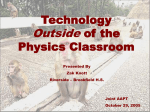Technology Outside of the Physics Classroom