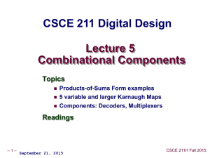 211Notes05-CombinationalComponents